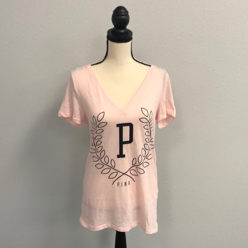 VS PINK Lace Back T-shirt